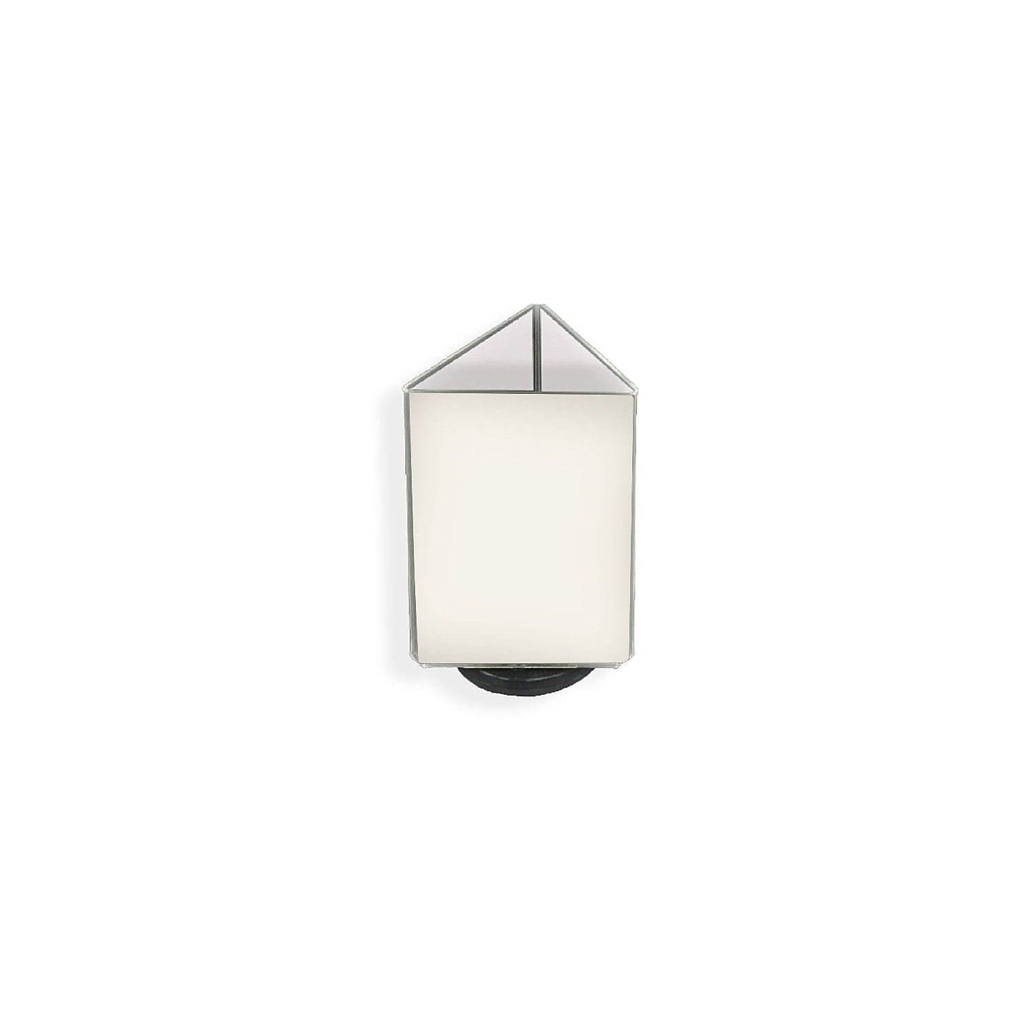 Clear Acrylic Triple-Sided Revolving Desktop Sign Holder