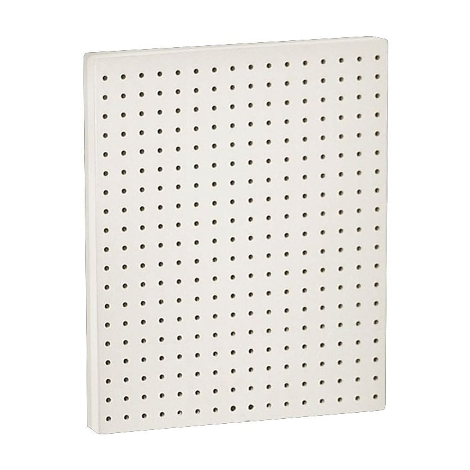 Solid White Plastic Pegboard Wall Panel, 16" x 20", 2-Pack