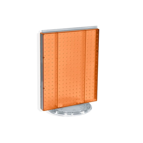 Azar 20"(H) x 16"(W) Pegboard Counter Unit Orange Translucent 700500-ORG