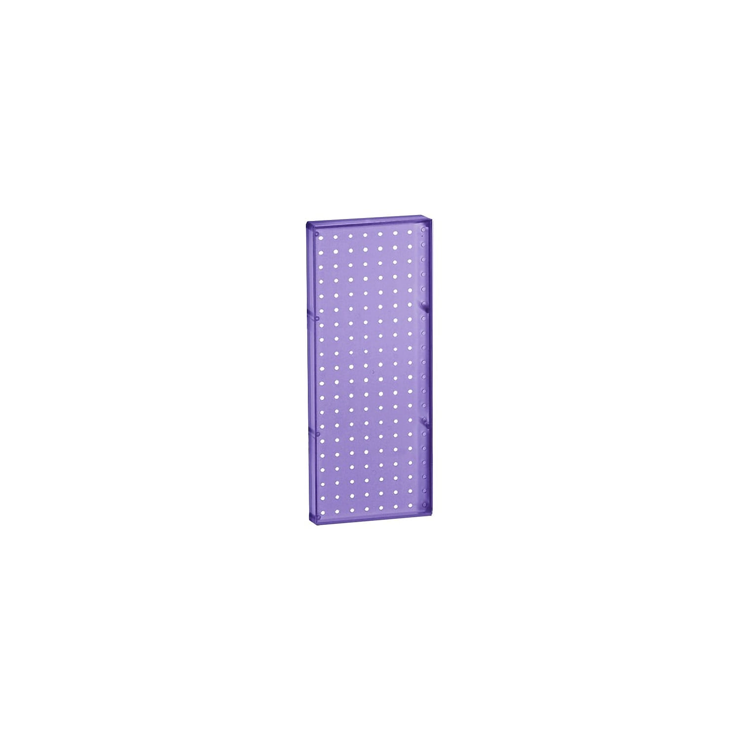 Translucent Purple Lightweight Plastic Wall Mount Pegboard Panel