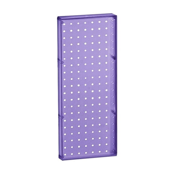 Azar 20"(H) x 8"(W) Pegboard 1-Sided Wall Panel Translucent Purple 2/Pack (770820-PUR-2PK)