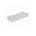 thumbnail image 1 of Azar 225503 3 Compartment Tray for Peg/Slat, 2Pack, 1 of 3