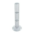 thumbnail image 1 of Azar 36"(H) x 4"(W) x 4"(D) 4-Sided Revolving Pegboard Counter Display Clear Translucent 700223-CLR, 1 of 1