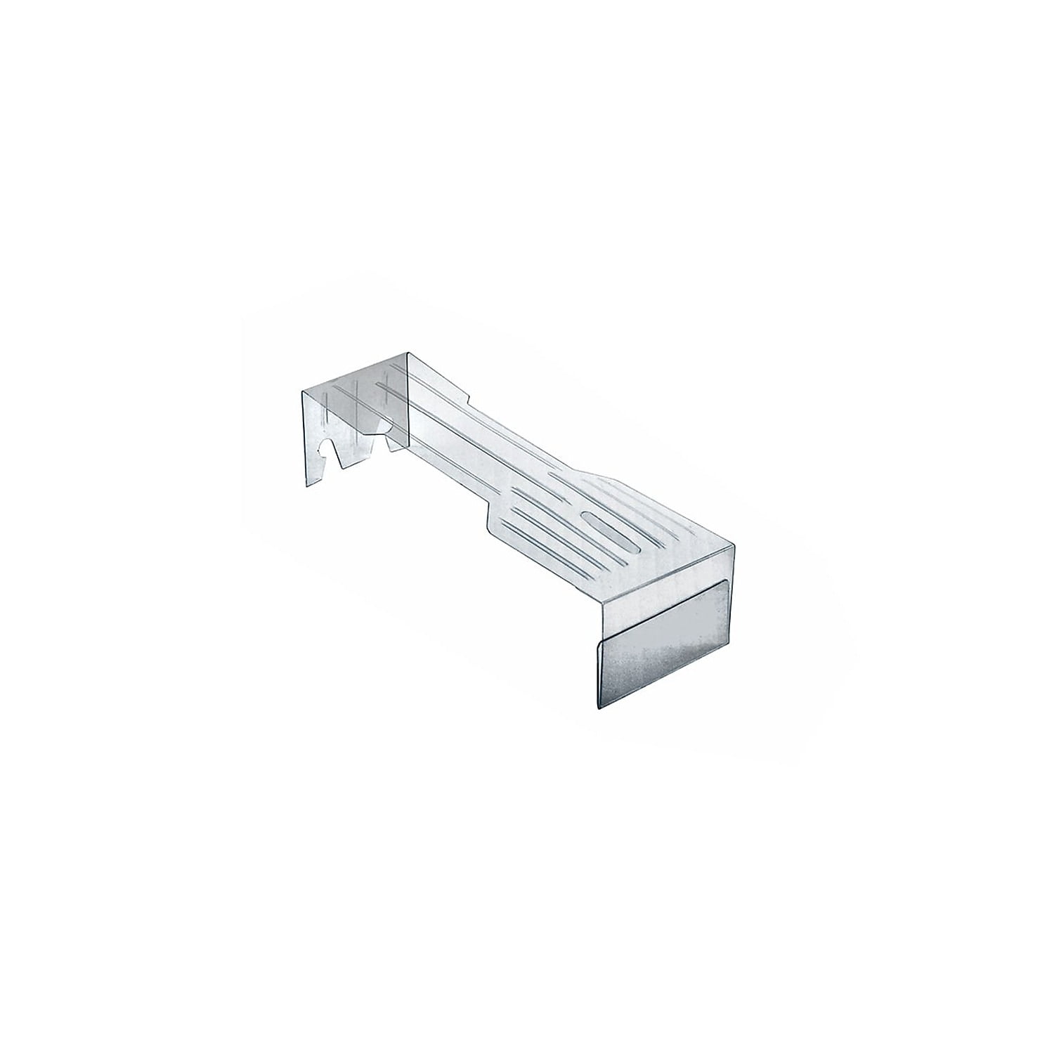 Clear Plastic Pegboard Hook Overlay for Labels