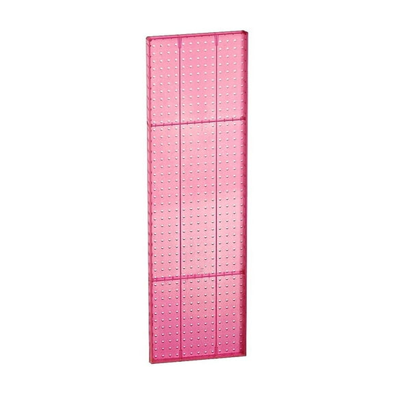 Azar 44"(H) x 13 1/2"(W) Pegboard 1-Sided Wall Panel Translucent Pink 2/Pack 771344-PNK