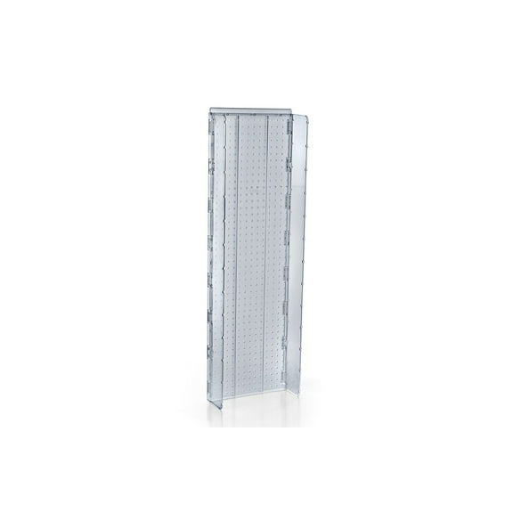 Azar 44"(H) x 13 3/4"(W) Pegboard Powerwing Display Clear 700352-CLR