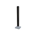 thumbnail image 1 of Azar 48"(H) x 4"(W) x 4"(D) Standard 4-Sided Interlocking Pegboard Display Tower Black 700225-BLK, 1 of 4