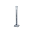 thumbnail image 1 of Azar 48"(H) x 4"(W) x 4"(D) Standard 4-Sided Interlocking Pegboard Display Tower Clear 700225-CLR, 1 of 4
