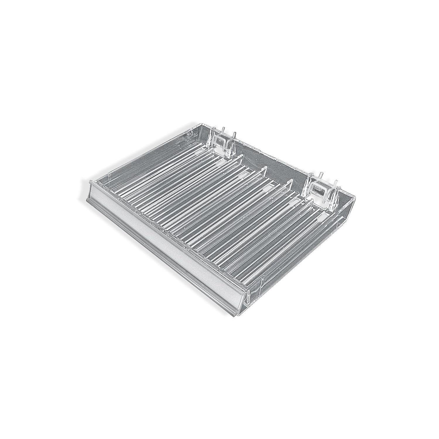 Clear Acrylic 12" Wide 6-Compartment Eyeshadow Tray