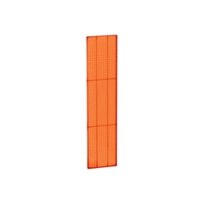 Azar 60"(H) x 13 1/2"(W) Pegboard 1-Sided Wall Panel Translucent Orange 2/Pack 771360-ORG
