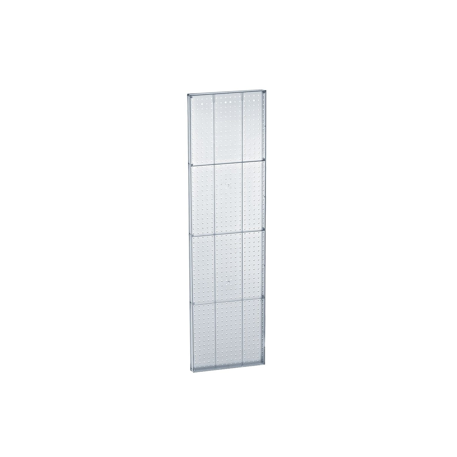 Clear Translucent Plastic Pegboard Wall Panel, 60" x 16"