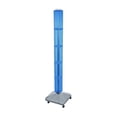 thumbnail image 1 of Azar 60"(H) x 4"(W) x 4"(D) Standard Interlocking Pegboard Display Tower Blue 700226-BLU, 1 of 5