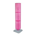 thumbnail image 1 of Azar 60"(H) x 8"(W) x 8"(D) Interlocking Pegboard Floor Display Pink 703389-PNK, 1 of 2