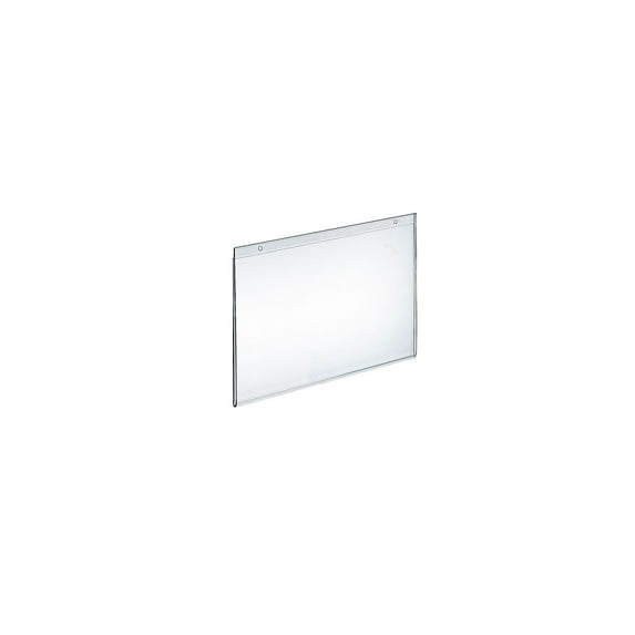 Azar 8" x 10" Horizontal Wall Mount Acrylic Sign Holder Clear 10/Pack 162719