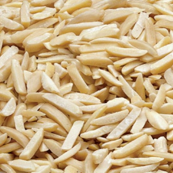 Azar Blanched Slivered Raw Almond, 2 Pound -- 3 per Case.