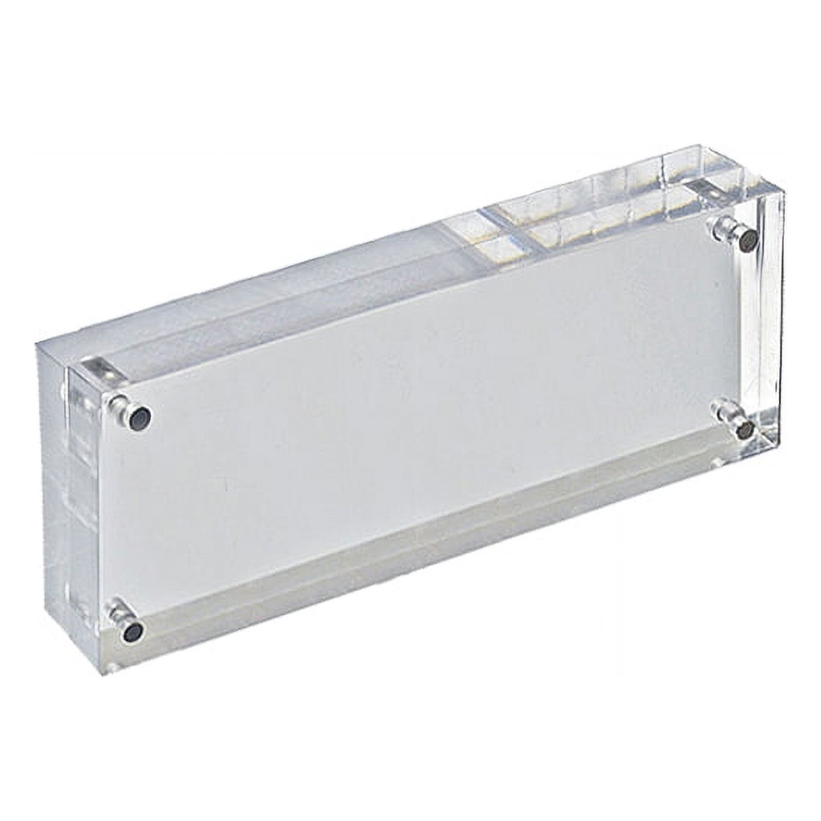 Azar Displays 104431 Clear Acrylic Photo Frame Block 3" x 8