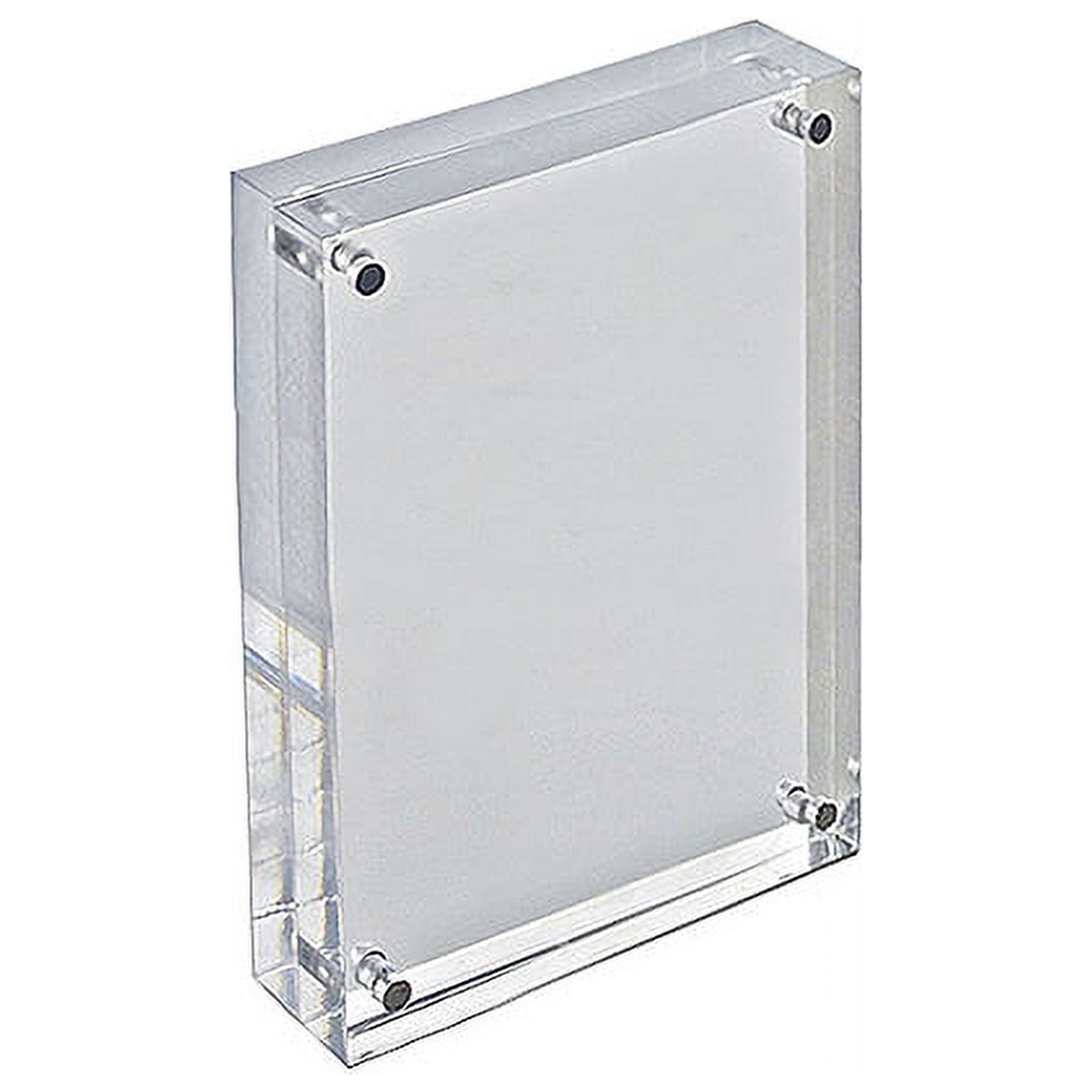 Azar Displays 104433 Clear Acrylic Photo Frame Block 4" x 6