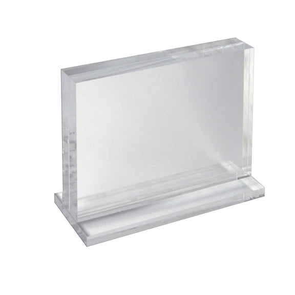 The Imperial Collection: Acrylic Block Frame on Acrylic Base , Horizontal 11"W X 8.5"H