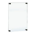 thumbnail image 1 of Azar Displays 105531-BLK Acrylic Floating Double Panel Wall Frame ,22" x 28" Graphic Size, Overall Frame Size: 24" x 31", Black, 1 of 5