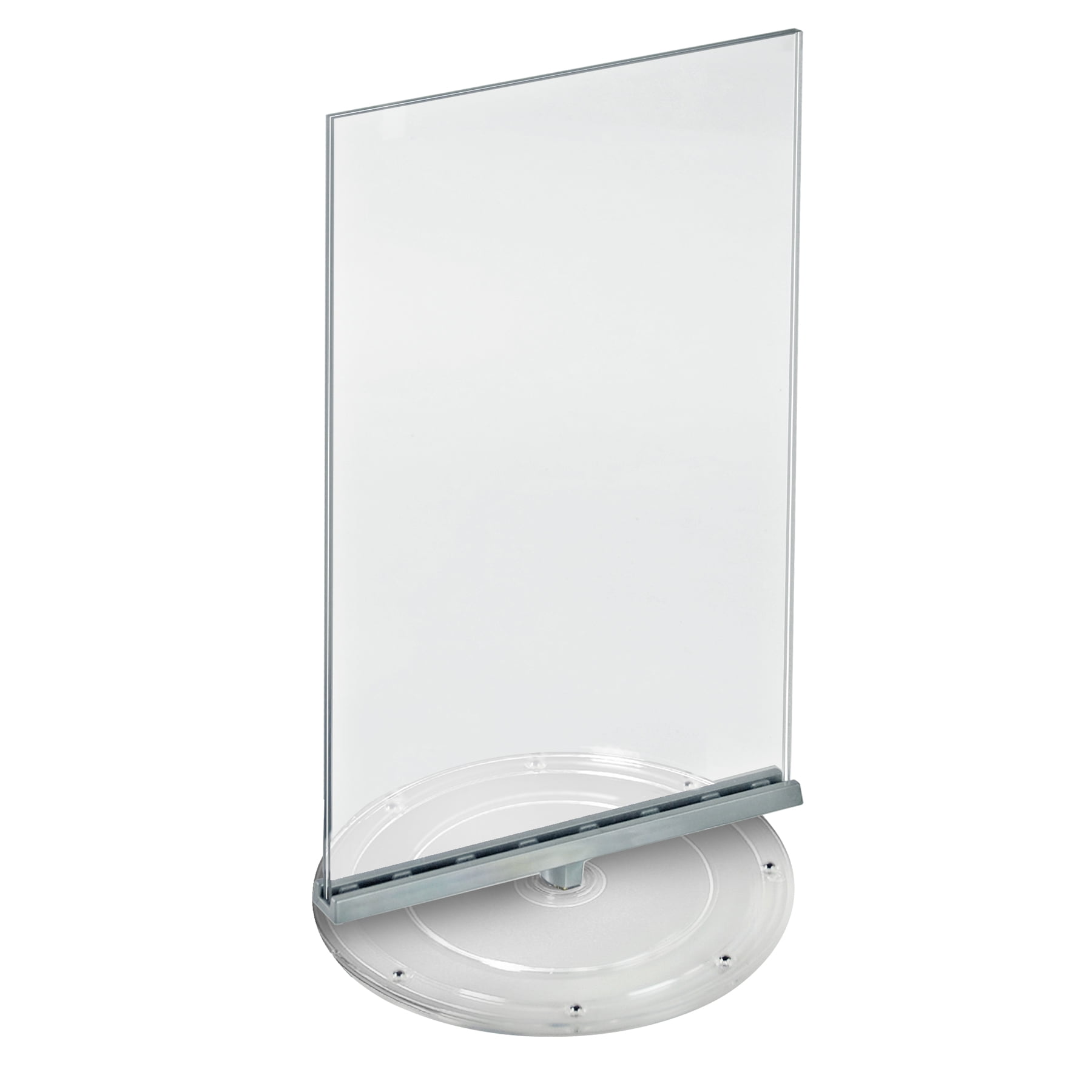 Azar Displays 108558 Two Sided Revolving Acrylic Sign Holder: 11