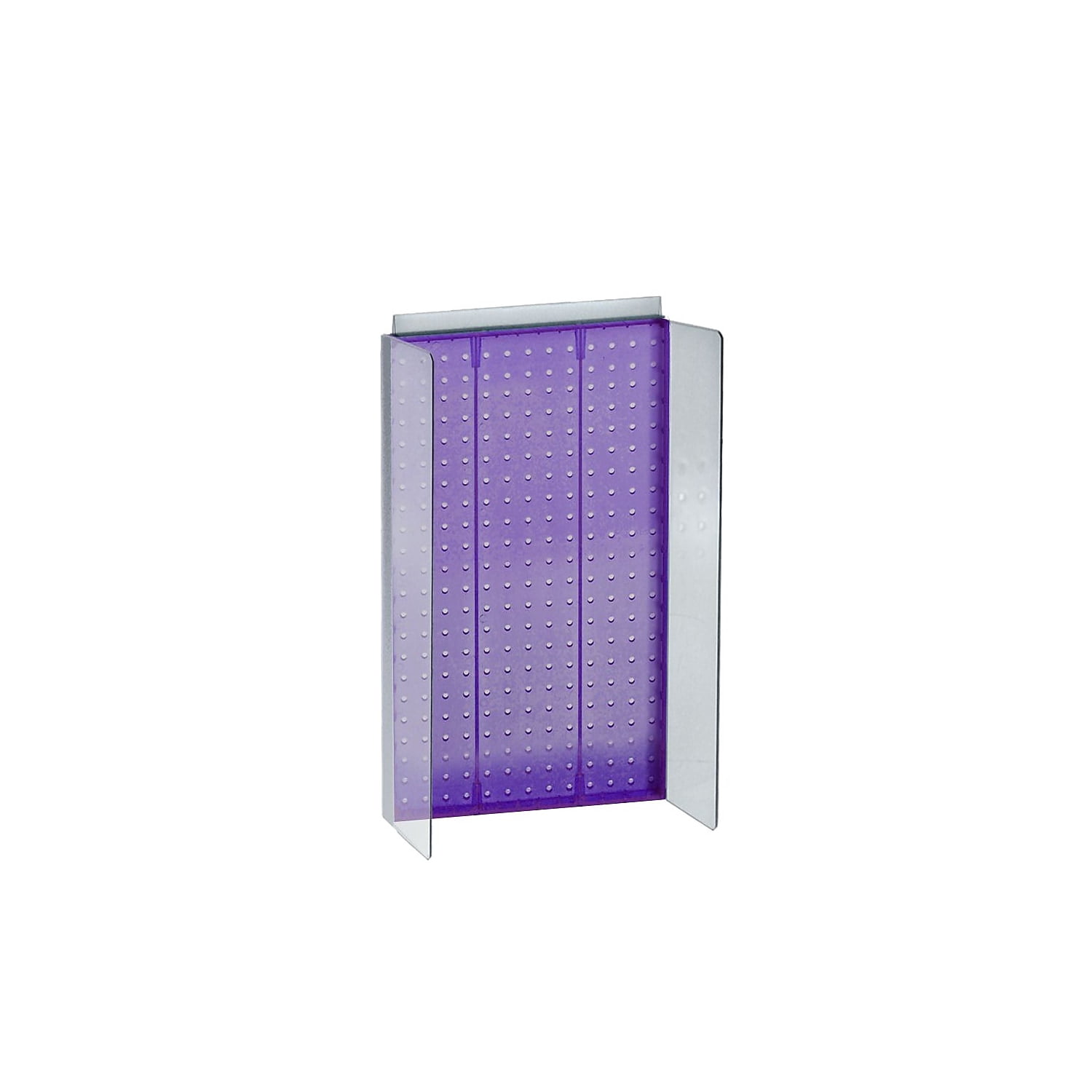 Azar Displays 700359-GRE Green 8"W X 20.625"H Pegboard Powerwing Display - View #8