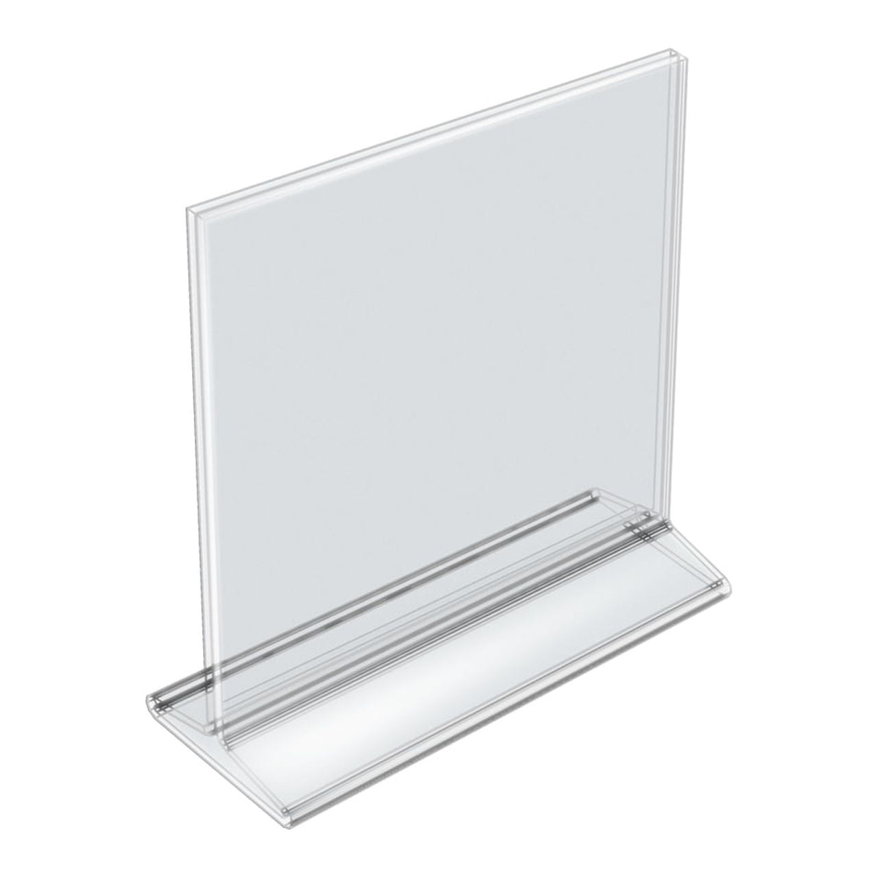 Azar Displays 142707 Top Loading Clear Acrylic T-Frame Sign Holder 7