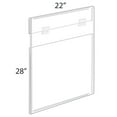thumbnail image 1 of 22"W x 28"H Wall Mounted Poster Frame. Mounting Hardware Included., 1 of 2