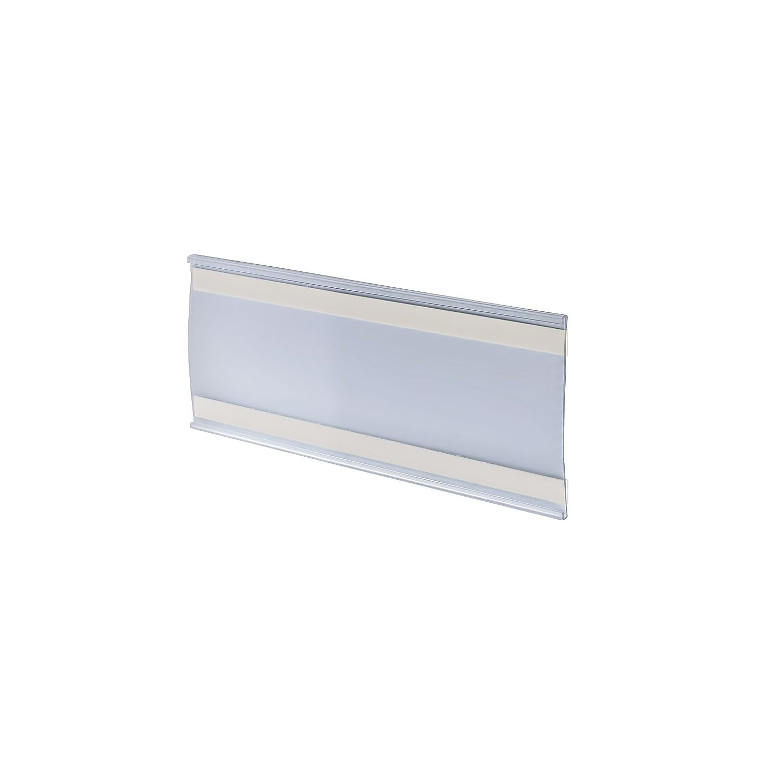 Clear Acrylic Horizontal Wall Nameplate Set, 8.5" W x 4" H, 10-Pack