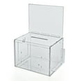 thumbnail image 1 of Clear Extra Large Lottery Box with Pocket, Lock and Keys, 1 of 4