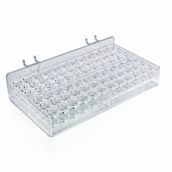 72-Compartment Tray - round slot .625" Diameter, 2-Pack