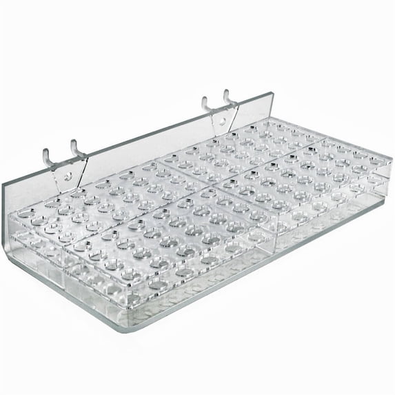 96-Compartment Tray - round Slot 0.5", 2-Pack