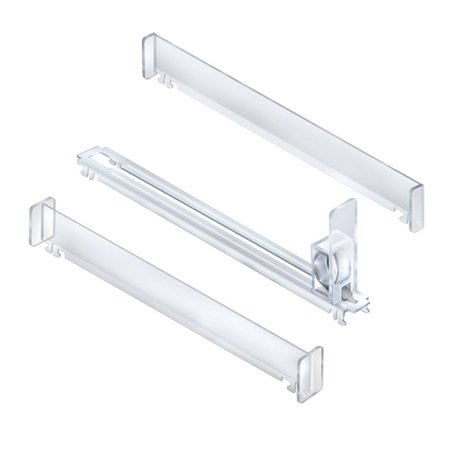 Azar Displays 225910 Ten Spring-Loaded Short Track Kit