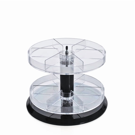 Two Tier Revolving Display 8"H x 11"Dia. - 12 Sections