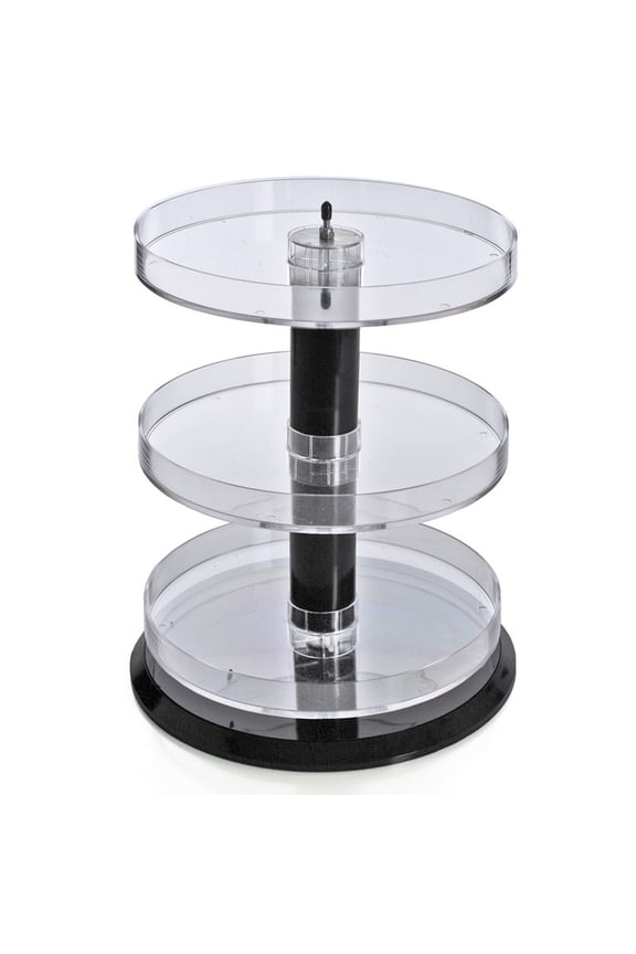 Three Tier Revolving Display 13.5"H x 11" Diameter