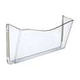 thumbnail image 1 of Azar Displays 250035 Clear Plastic Wall Mount File Holder with Double Sided Tape, 4-Pack, 1 of 4