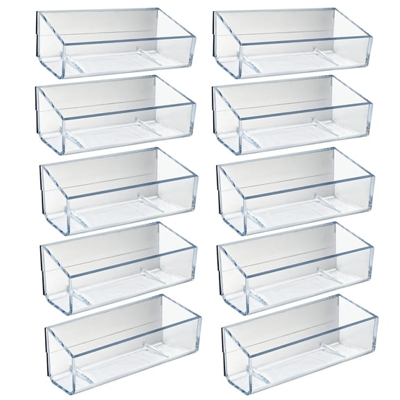 Business Card Holder with Magnetic Strip Inside Dimension: 3.75"W, 10-Pack