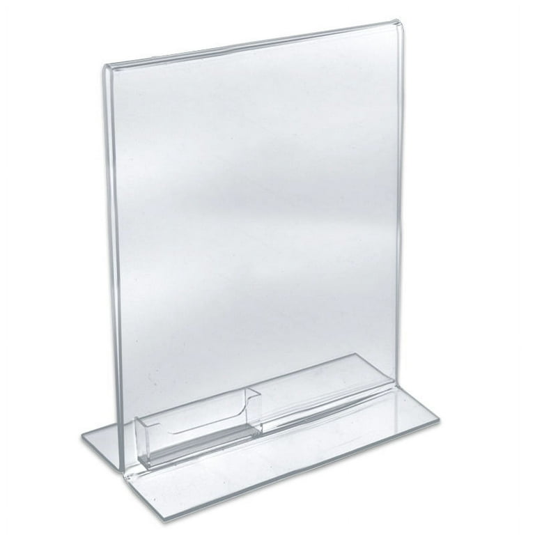Tabletop Sign Holders  Clear Acrylic Sign Holder