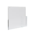 thumbnail image 1 of Wall Mount Sign Holder w/ Trifold Pocket: 8.5" W X 11" H Graphic Size. Overall Frame Size: 14" W x 11" H, 2-Pack, 1 of 4
