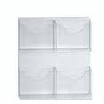 thumbnail image 1 of Four-Pocket Wall Mount Letter Brochure Holder, 2-Pack, 1 of 2