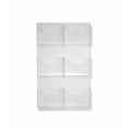 thumbnail image 1 of Six-Pocket Wall Mount Letter Brochure Holder, 2-Pack, 1 of 2