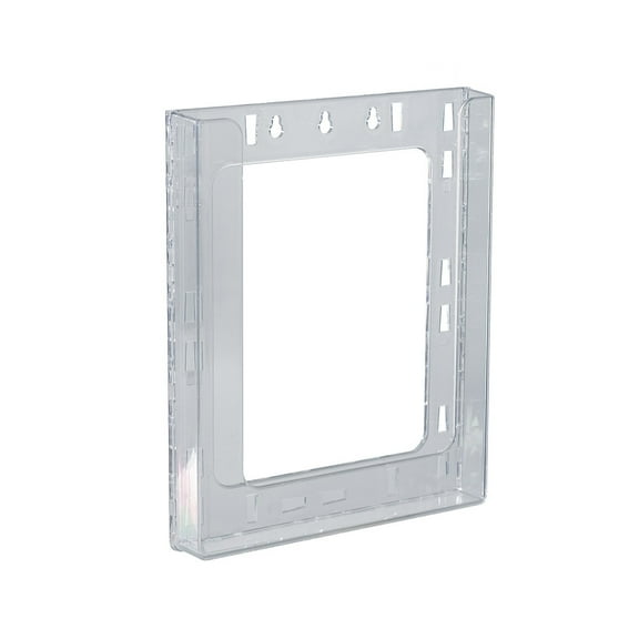 Single Letter Wall Mount Modular Brochure Holder Inside Dimension: 9"W, 10-Pack