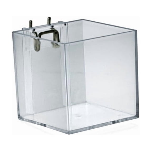4" Cube Bin for Pegboard or Slat wall, 4-Pack