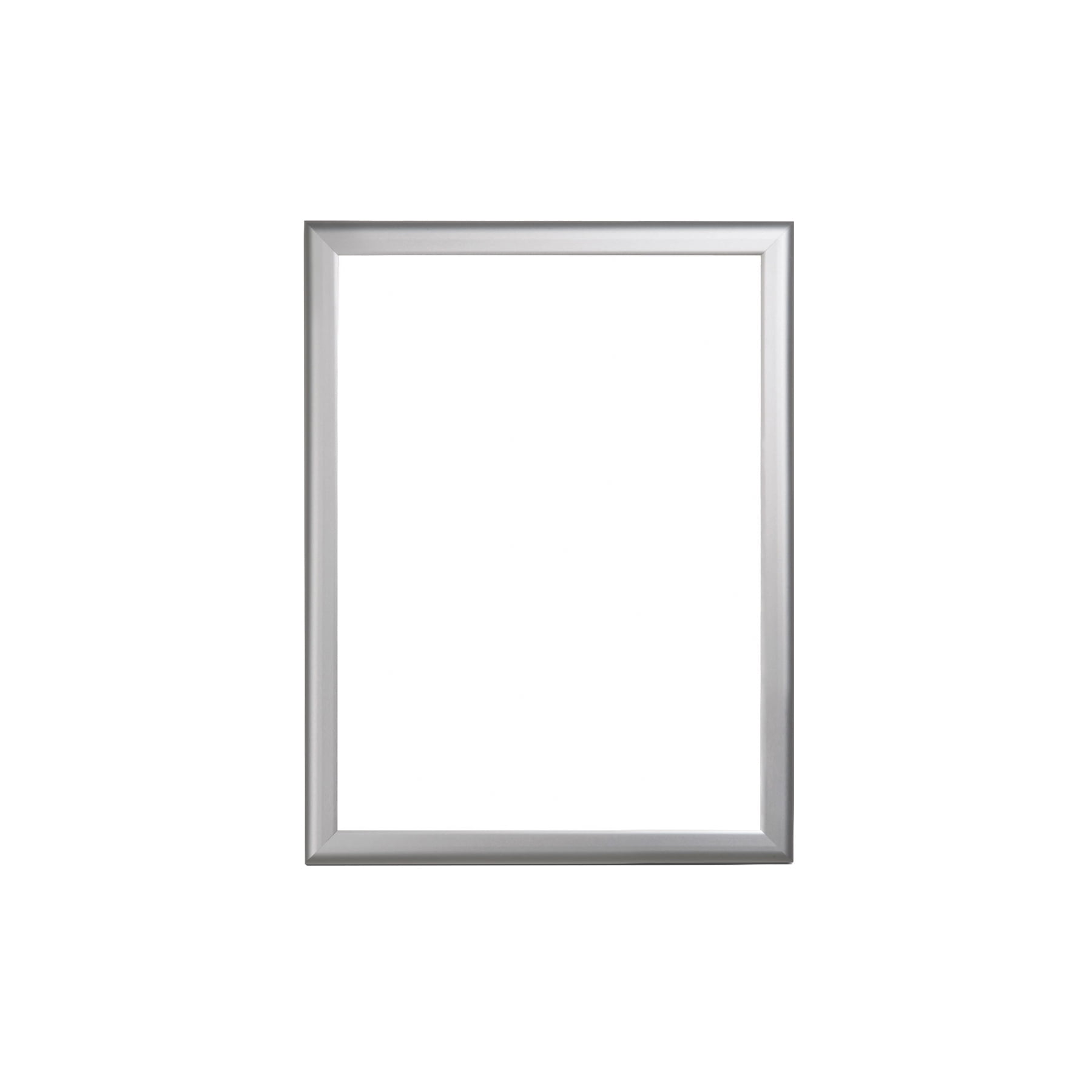 Medium Glossy White Dry Erase Board with Silver Aluminum Frame