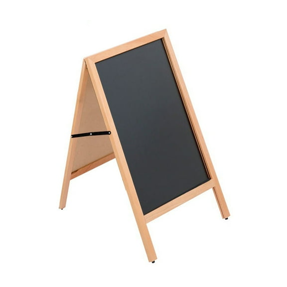 Double Sided A-Frame Write-On Chalkboard Sidewalk Sign, 23.5"W x 30.75"H