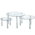 thumbnail image 1 of 3-Piece Acrylic Large Round Riser Set, 1 of 4