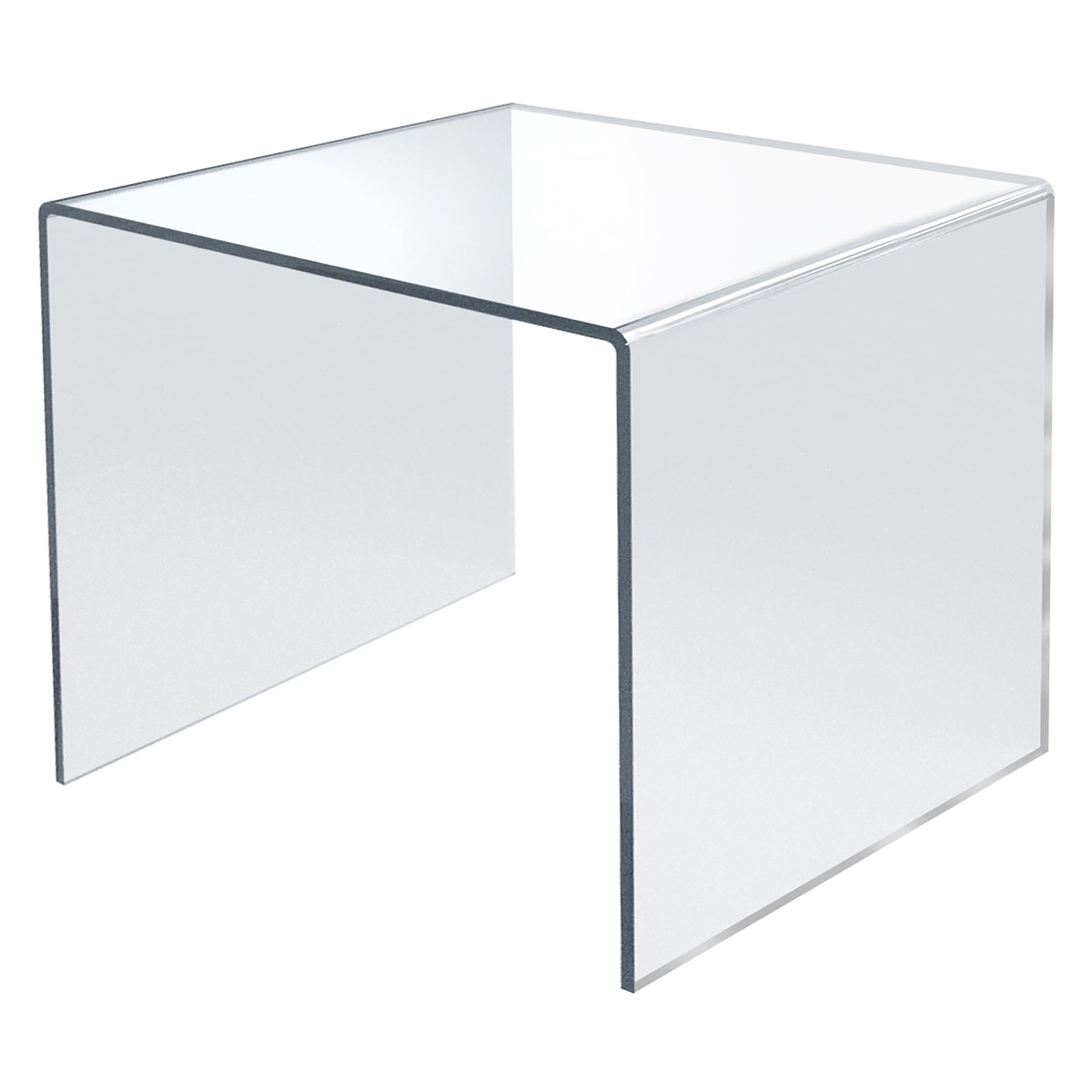 Clear Glossy Acrylic Square Display Riser Set