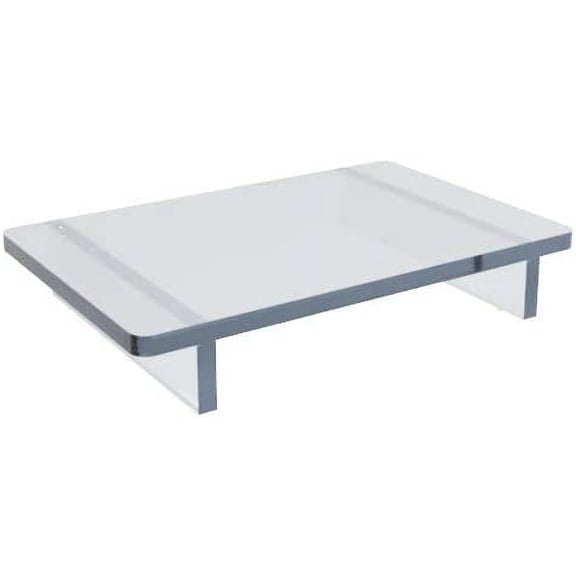 Azar Displays 515362 Acrylic Deluxe Riser Display 11.75"W x 2"H 1/2"