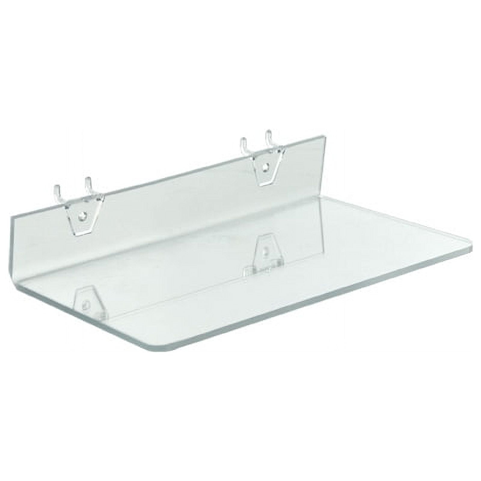 Clear Acrylic Slatwall Tray w/ Removable Dividers