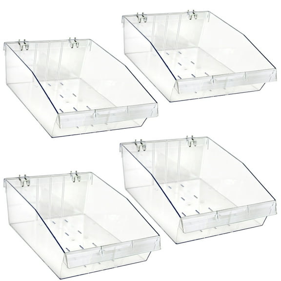 Divider Bin 11.5"W x 14"D x 5.75"H, 4-Pack