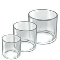 thumbnail image 1 of 4", 5", 6" Dia. Deluxe Clear Acrylic Cylinder Bin Set for Counter, 1 of 6